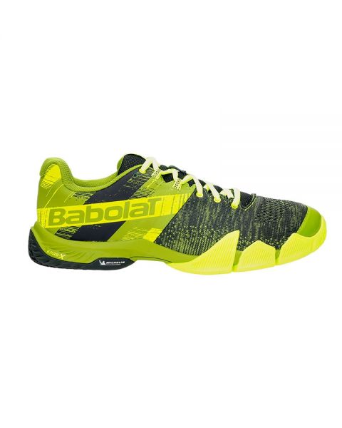 Babolat Movea - Green / Grey - Chaussure de Squash / Racquetball (41)