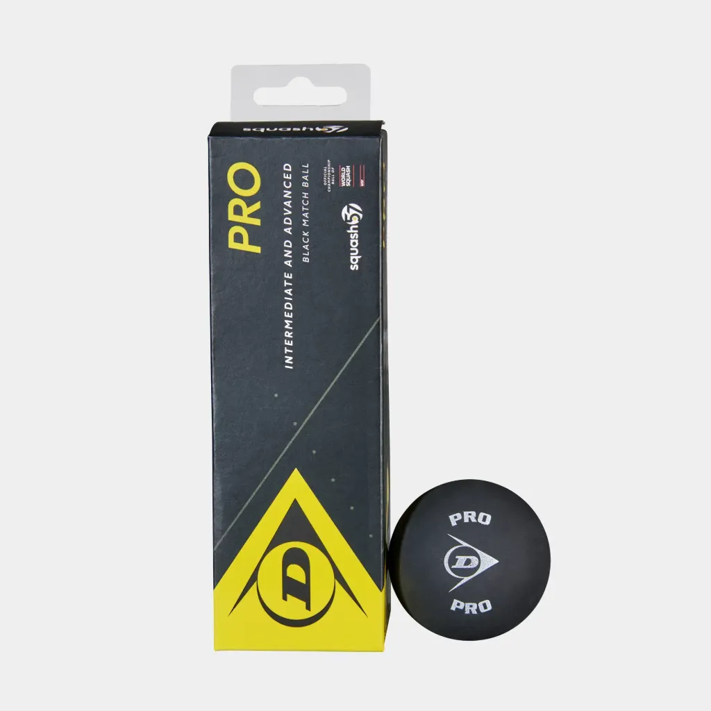 Dunlop Pro - Pack de 3 Balles de Racketball